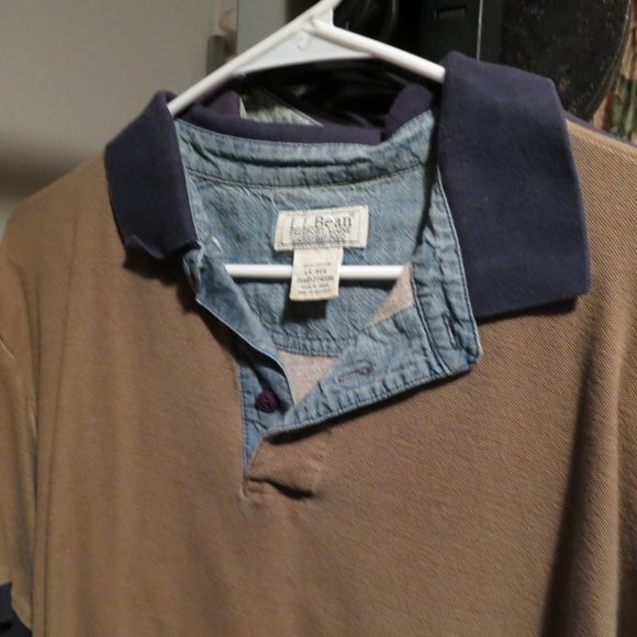7 LL Bean Casco Bay Polo Shirts Mens Large - Picture 5 of 8